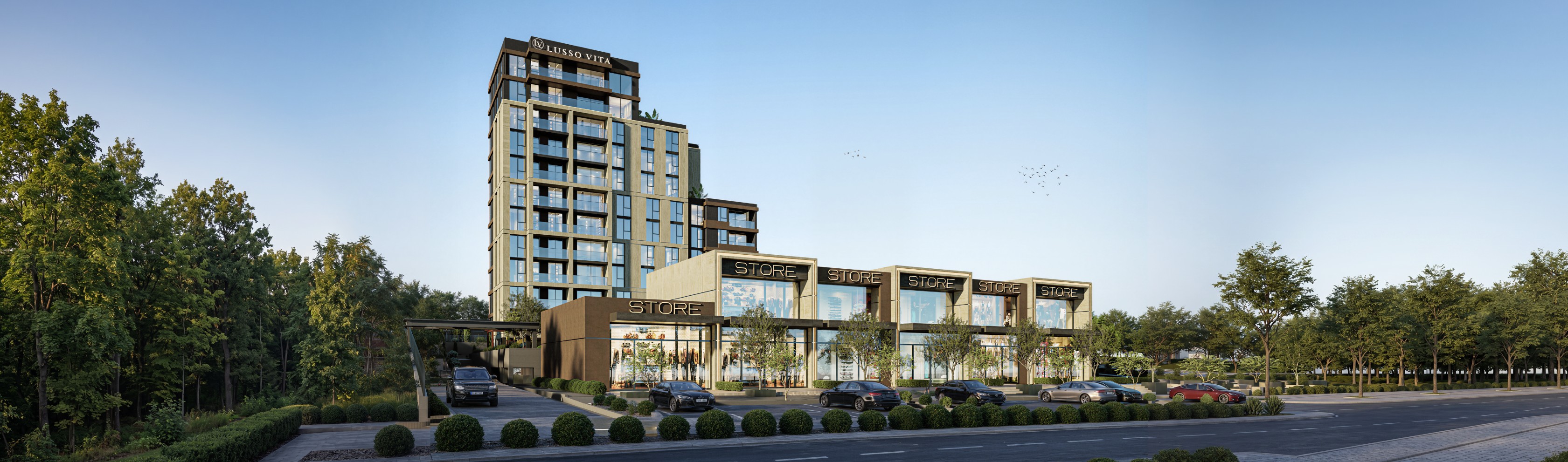 Lusso Vita dış cephe render