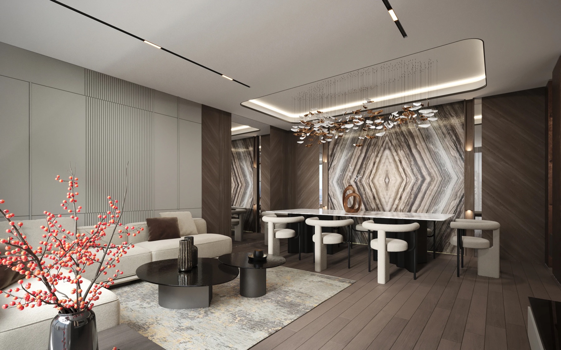 Lusso Vita salon iç mekan tasarımı