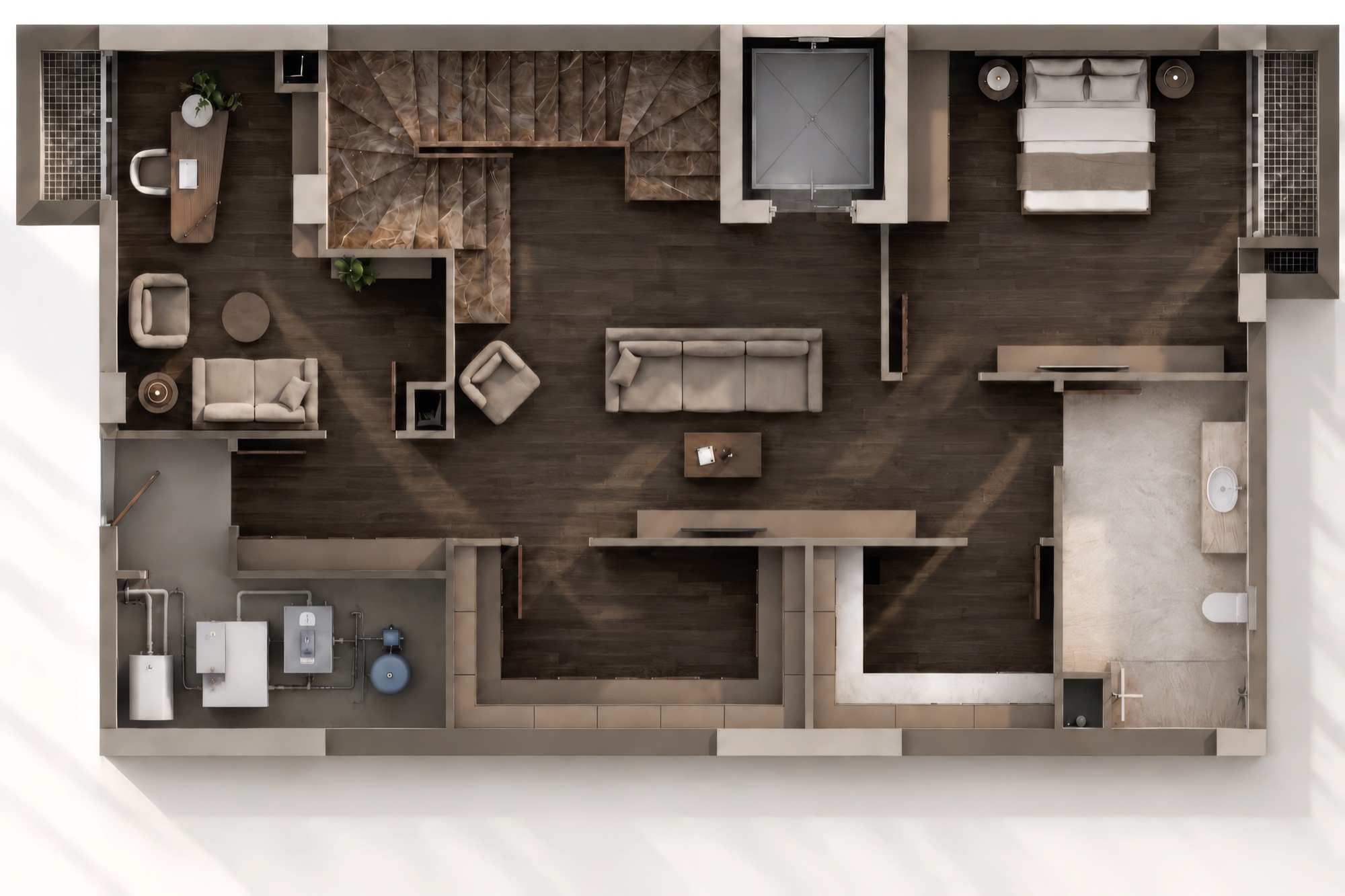 Villa kat planı
